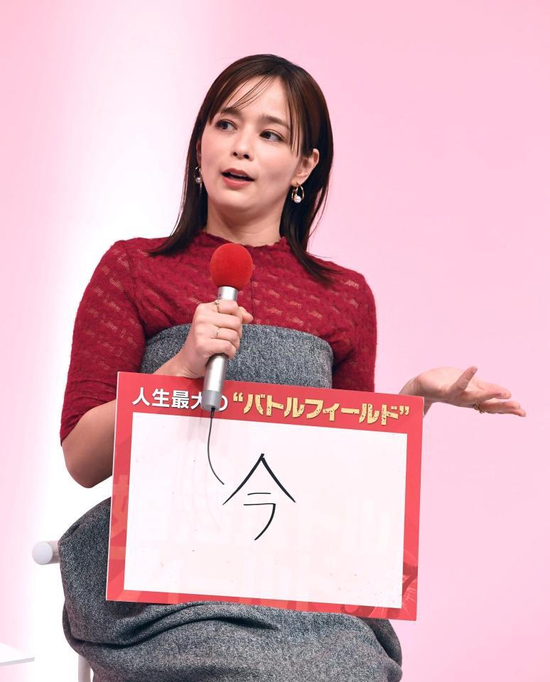 　人生最大のバトルフィールドは『今』と答える加藤ローサ（撮影・園田高夫）