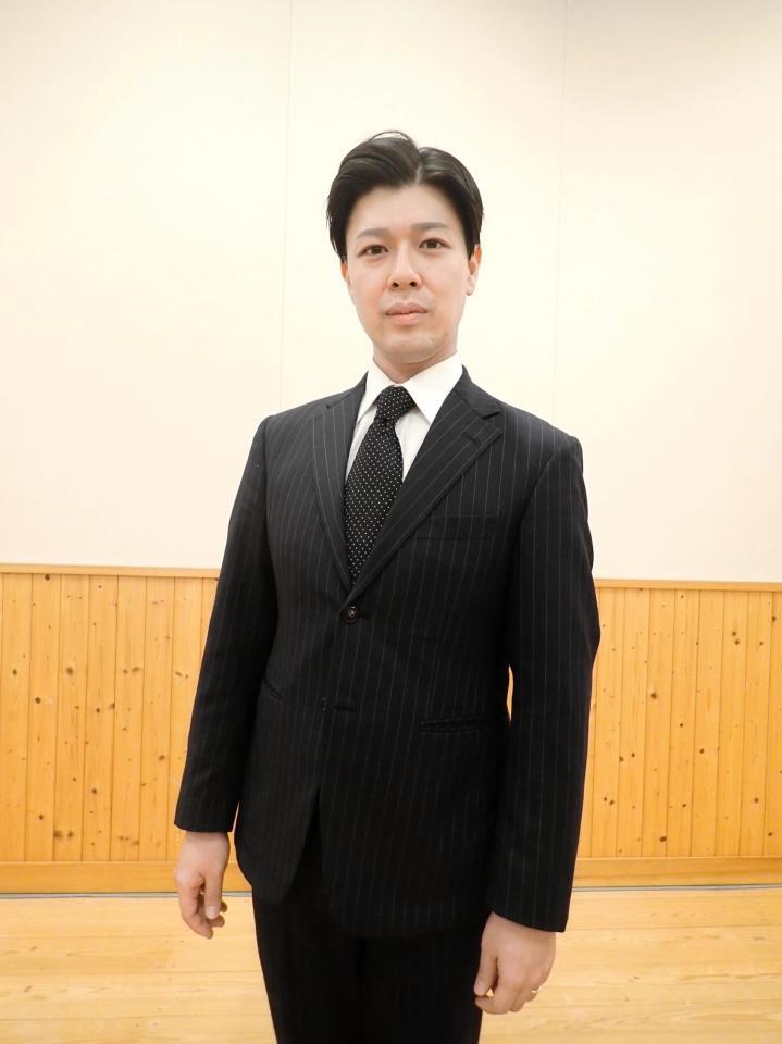 　初の舞踊公演を開催する大谷廣松