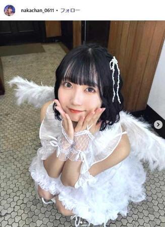 　ＳＫＥ４８・中坂美祐（ＳＫＥ４８・中坂美祐のインスタグラム＠ｎａｋａｃｈａｎ＿０６１１から）