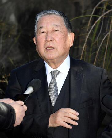 海老名香葉子さんとの思い出を語る徳光和夫（撮影・佐藤厚）