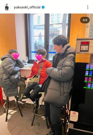 青木裕子のインスタグラム＠ｙｕｋｏａｏｋｉ＿ｏｆｆｉｃｉａｌより 