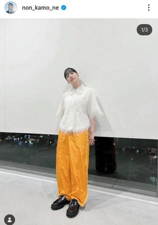 「ニノさん」出演を報告したのんのインスタグラム＠ｎｏｎ＿ｋａｍｏ＿ｎｅ（１月９日付）より