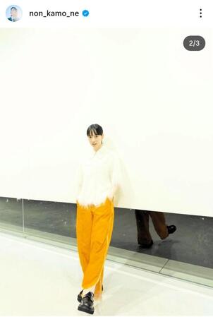 「ニノさん」出演を報告したのんのインスタグラム＠ｎｏｎ＿ｋａｍｏ＿ｎｅ（１月９日付）より