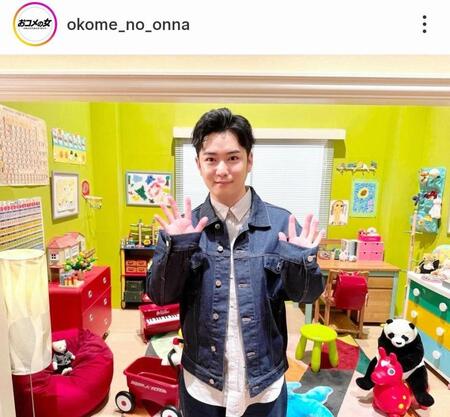 役柄からは印象がらり。番宣でテレビ出演した千葉雄大。「おコメの女」公式インスタグラム＠ｏｋｏｍｅ＿ｎｏ＿ｏｎｎａより