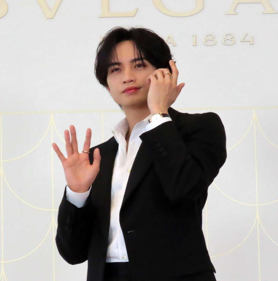 ブルガリアンバサダーに就任した中島健人