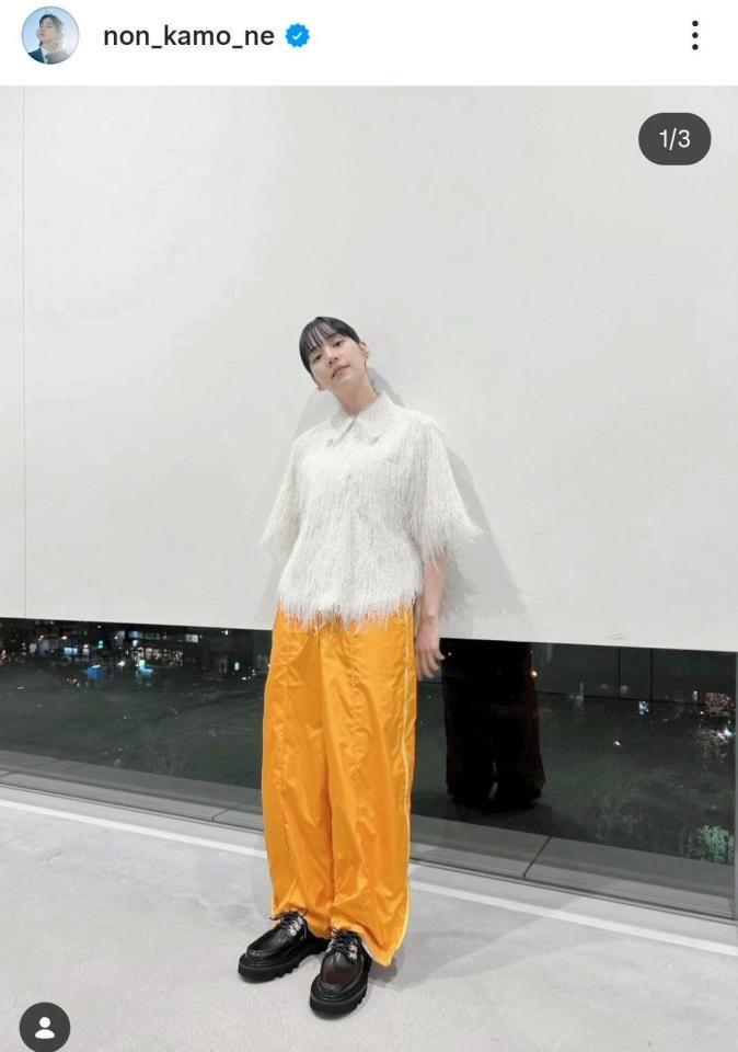 「ニノさん」出演を報告したのんのインスタグラム＠ｎｏｎ＿ｋａｍｏ＿ｎｅ（１月９日付）より