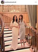 ホステスを演じた森香澄（左）。「プロフェッショナル」の公式インスタグラム＠ｐｒｏｆｅｓｓｉｏｎａｌｃｘ８より