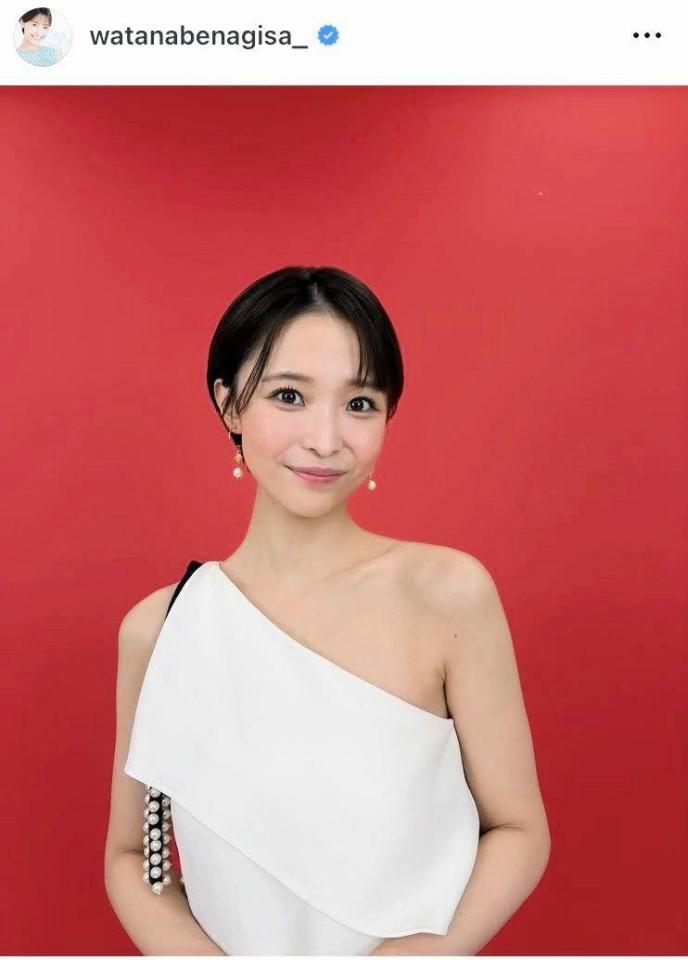 　渡邊渚のインスタグラム＠ｗａｔａｎａｂｅｎａｇｉｓａ＿（１月１０日付）より