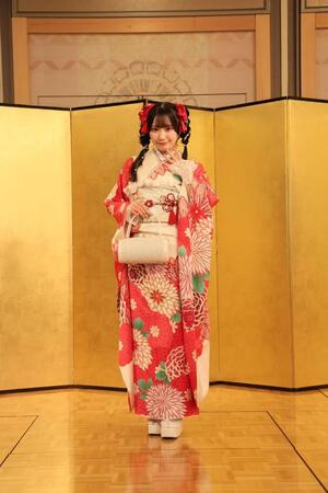 　振り袖姿のＳＫＥ４８・倉島杏実©２０２６　Ｚｅｓｔ，Ｉｎｃ．／衣装協力：株式会社清水屋