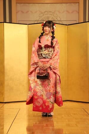 　振り袖姿のＳＫＥ４８・河村優愛©２０２６　Ｚｅｓｔ，Ｉｎｃ．／衣装協力：株式会社清水屋