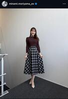 森山みなみアナのインスタグラム＠ｍｉｎａｍｉ．ｍｏｒｉｙａｍａ＿ｅｘから