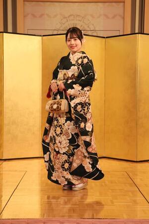 　振り袖姿のＳＫＥ４８・福原心春©２０２６　Ｚｅｓｔ，Ｉｎｃ．／衣装協力：株式会社清水屋