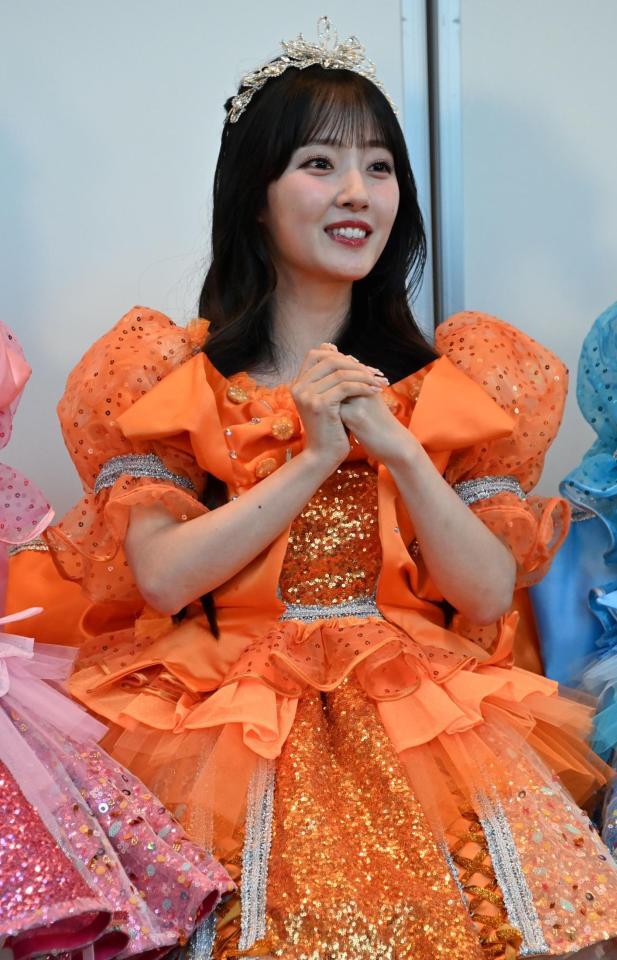 　「渋谷区はたちのつどい」にアトラクション出演したＣＵＴＩＥ　ＳＴＲＥＥＴ・川本笑瑠（撮影・持木克友）