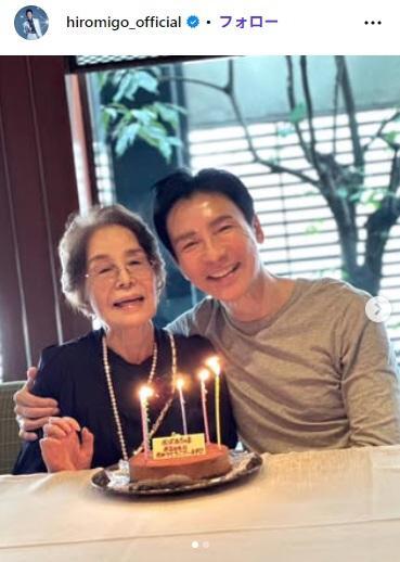 郷ひろみのインスタグラム（＠ｈｉｒｏｍｉｇｏ＿ｏｆｆｉｃｉａｌ）より