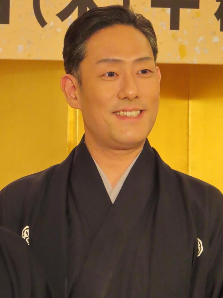 会見に出席した中村勘九郎