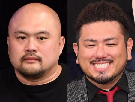 　鬼越トマホーク・良ちゃん（左）と金ちゃん