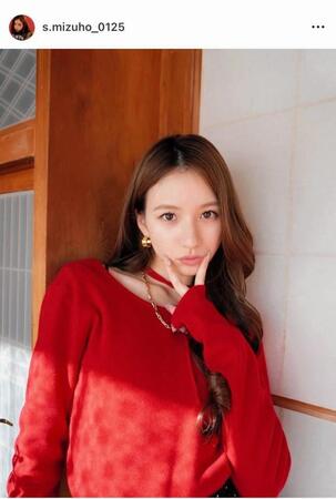 瑠美子を演じる白宮みずほ。インスタグラム＠ｓ．ｍｉｚｕｈｏ＿０１２５より