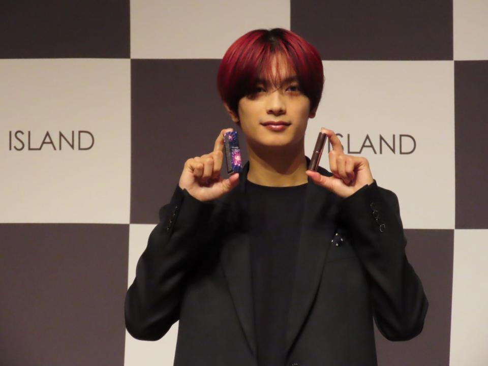 「ＩＳＬＡＮＤ」新商品発表会に出席した、なにわ男子・高橋恭平