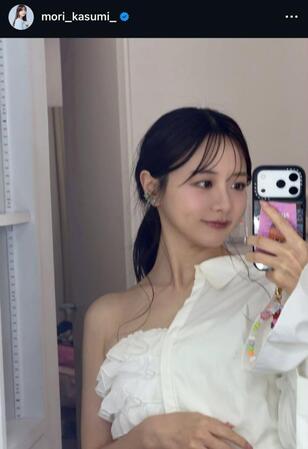 森香澄のインスタグラム＠ｍｏｒｉ＿ｋａｓｕｍｉ＿から