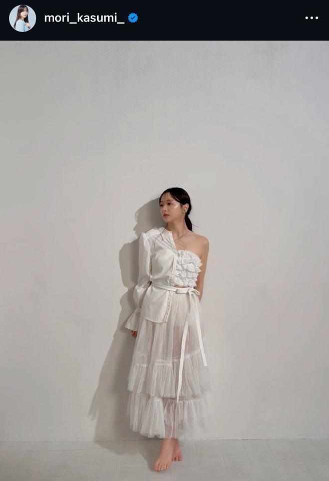 森香澄のインスタグラム＠ｍｏｒｉ＿ｋａｓｕｍｉ＿から