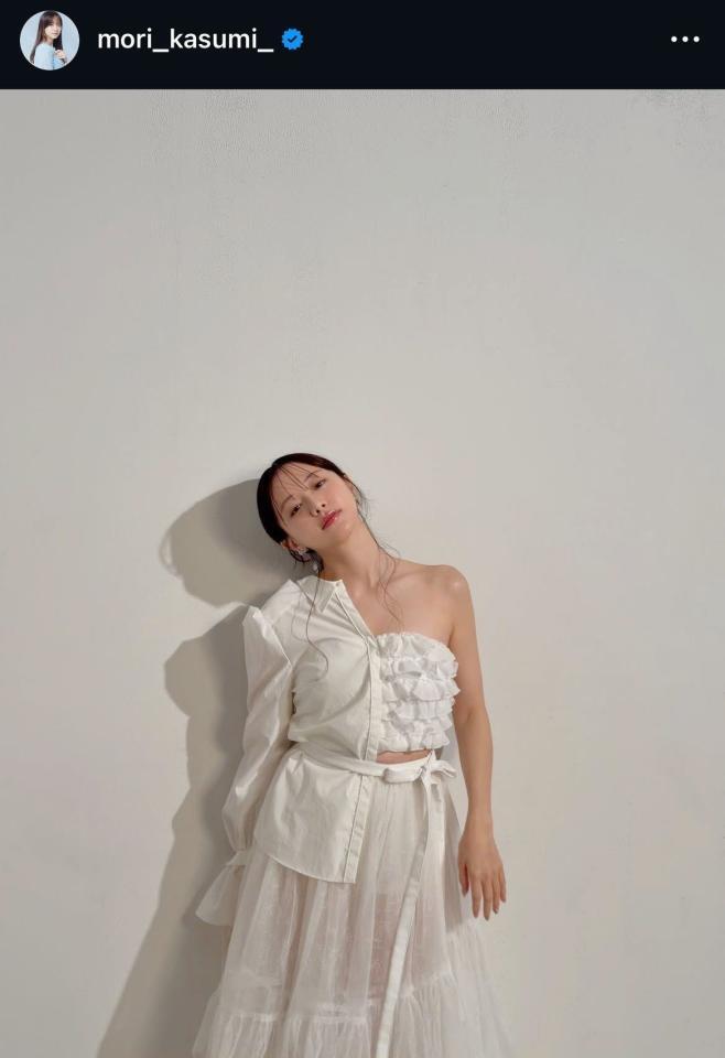 森香澄のインスタグラム＠ｍｏｒｉ＿ｋａｓｕｍｉ＿から