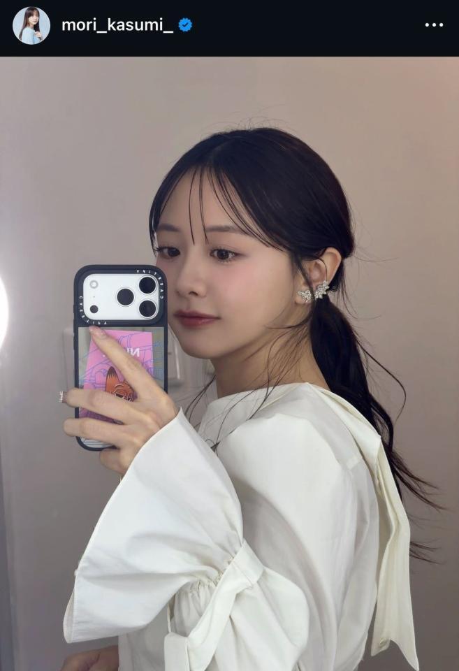 森香澄のインスタグラム＠ｍｏｒｉ＿ｋａｓｕｍｉ＿から