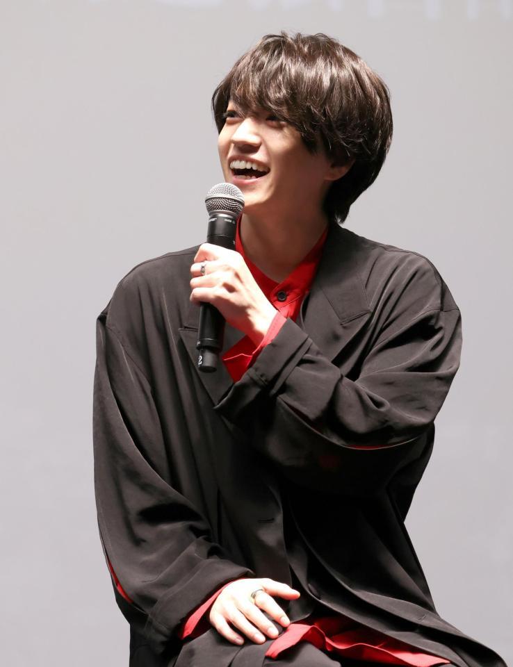 ＭＢＳ／ＴＢＳドラマイズム「マトリと狂犬」トークイベントに登場した西畑大吾（撮影・伊藤笙子）