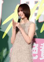 映画「万事快調〈オール・グリーンズ〉」公開記念舞台あいさつに登壇した南沙良（撮影・伊藤笙子）