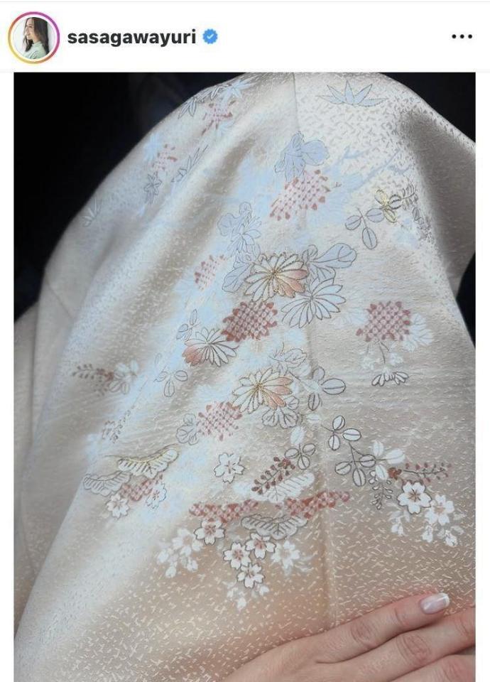 笹川友里のインスタグラム（ｓａｓａｇａｗａｙｕｒｉ）から