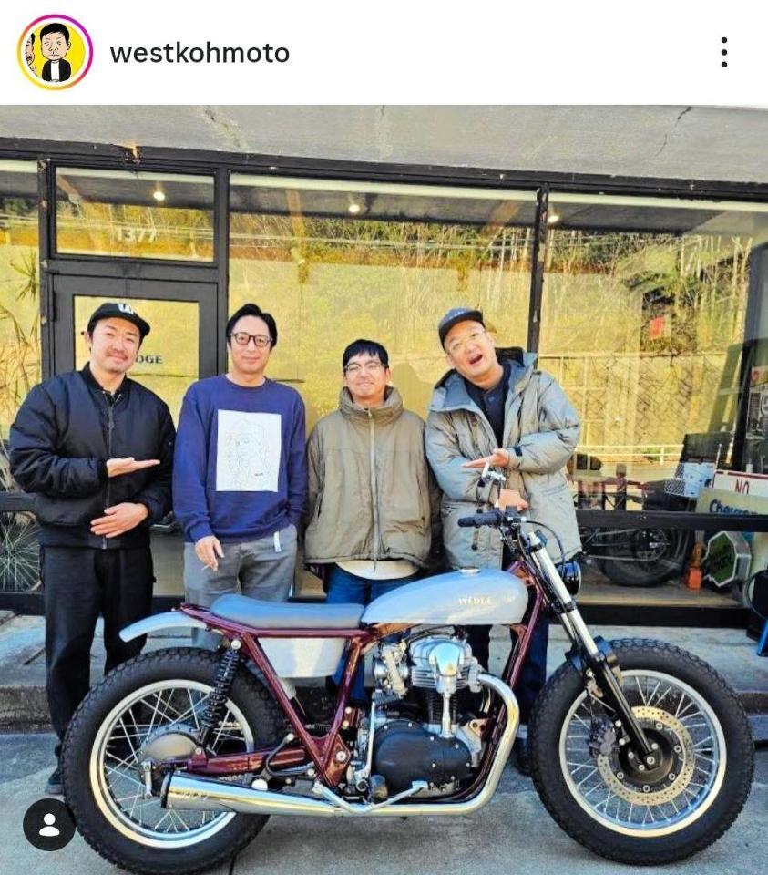 ウエストランド河本のインスタグラム＠ｗｅｓｔｋｏｈｍｏｔｏ（１月９日付）より 