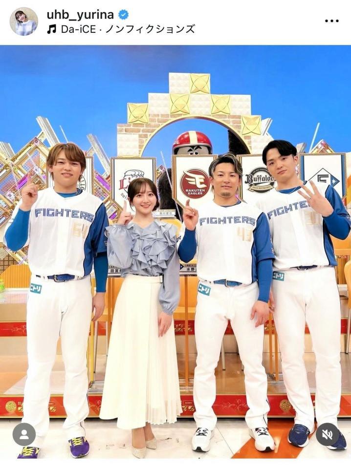 　柴田祐里菜のインスタグラム＠ｕｈｂ＿ｙｕｒｉｎａより