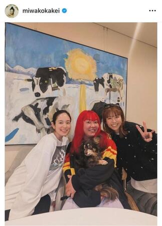 筧美和子のインスタグラム＠ｍｉｗａｋｏｋａｋｅｉから