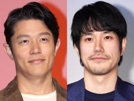 鈴木亮平（左）と松山ケンイチ