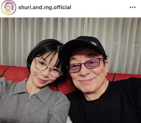 父・水谷豊と。趣里のインスタグラム＠ｓｈｕｒｉ．ａｎｄ．ｍｇ．ｏｆｆｉｃｉａｌより
