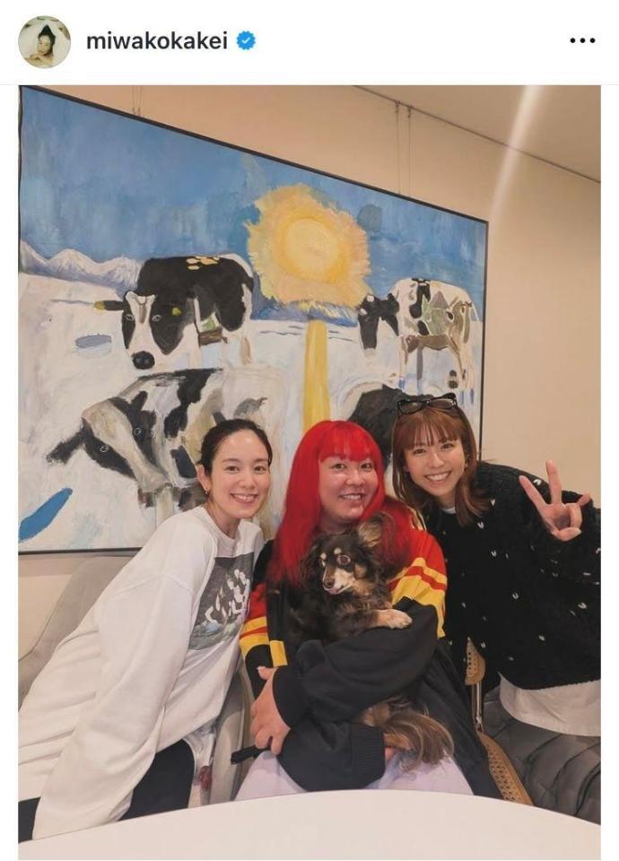 筧美和子のインスタグラム＠ｍｉｗａｋｏｋａｋｅｉから