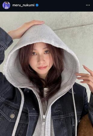 　生見愛瑠のインスタグラム＠ｍｅｒｕ＿ｎｕｋｕｍｉから