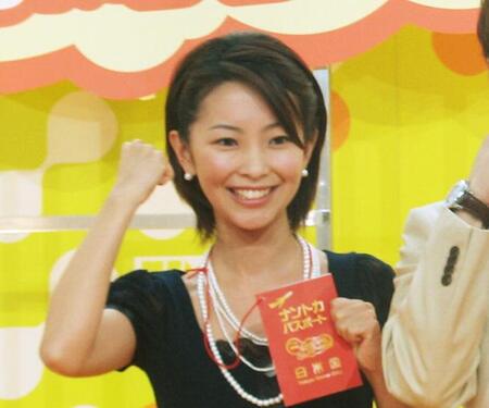 テレビ朝日アナウンサー時代の大木優紀アナ＝２００７年