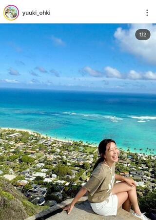 大木優紀さんのインスタグラム＠ｙｕｕｋｉ＿ｏｈｋｉ（１月１日付）より