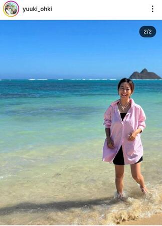 大木優紀さんのインスタグラム＠ｙｕｕｋｉ＿ｏｈｋｉ（１月１日付）より