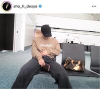 空港で。平野紫耀のインスタグラム＠ｓｈｏ＿ｈ＿ｄｅｓｙｏより