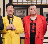 取材に応じた吉田裕（左）と川畑泰史