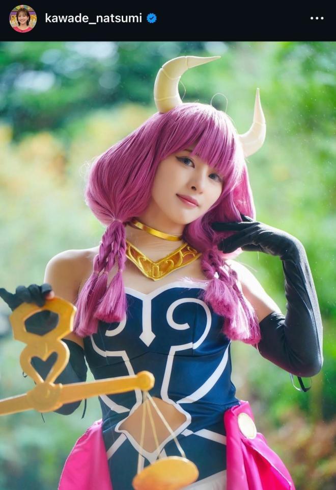 　河出奈都美アナのインスタグラム＠ｋａｗａｄｅ＿ｎａｔｓｕｍｉから