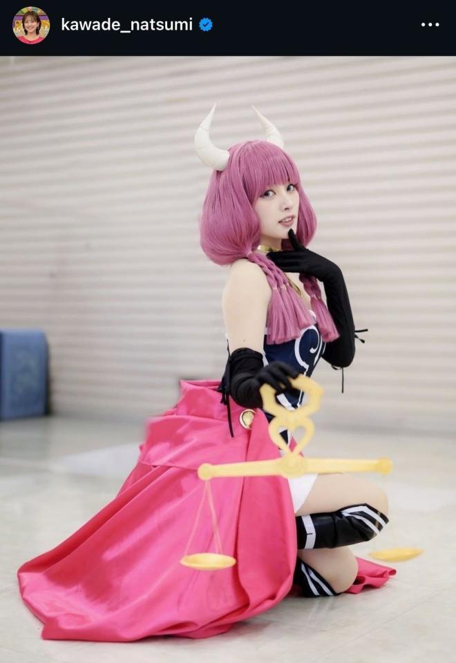 　河出奈都美アナのインスタグラム＠ｋａｗａｄｅ＿ｎａｔｓｕｍｉから