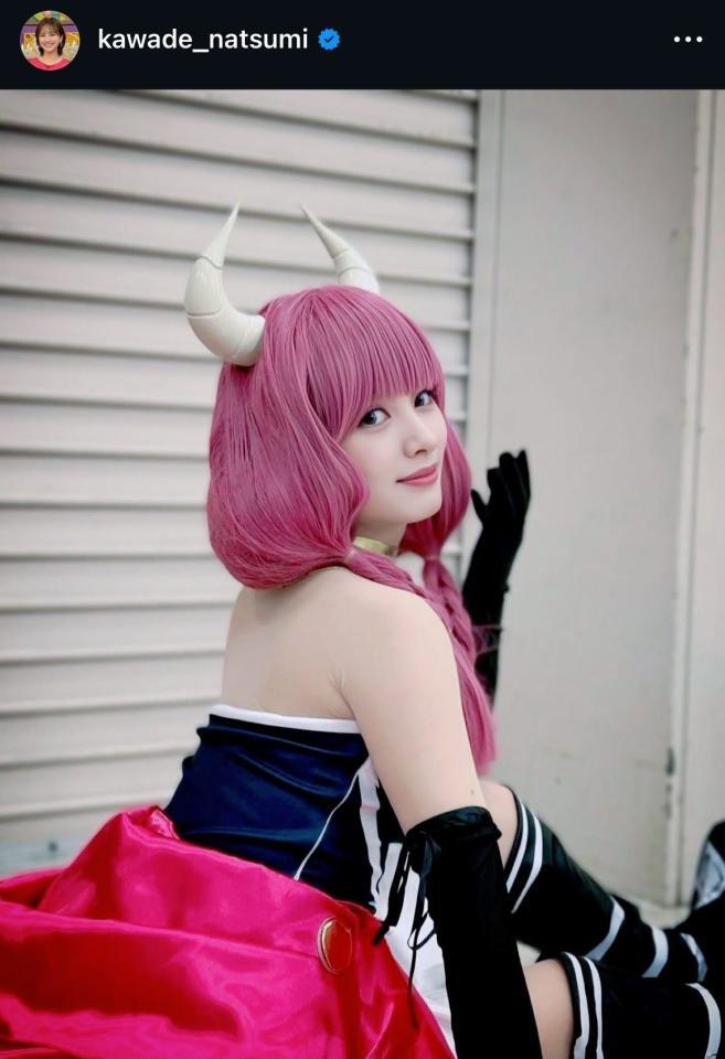 　河出奈都美アナのインスタグラム＠ｋａｗａｄｅ＿ｎａｔｓｕｍｉから