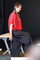 「ＲＯＯＴＳ６６　－ＮＥＷ　ＢＥＧＩＮＮＩＮＧ　６０－」記者会見に登場した小泉今日子（撮影・伊藤笙子）