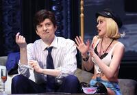 熱演する城田優（左）と星風まどか（撮影・佐々木彰尚）