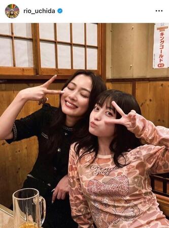 内田理央のインスタグラム＠ｒｉｏ＿ｕｃｈｉｄａから