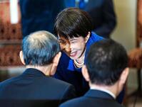 自民党の両院議員総会を終えた高市首相