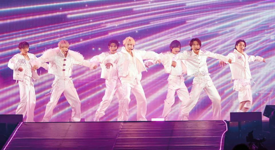 　アリーナツアーの横浜公演を行ったＩＭＰ．＝横浜アリーナ