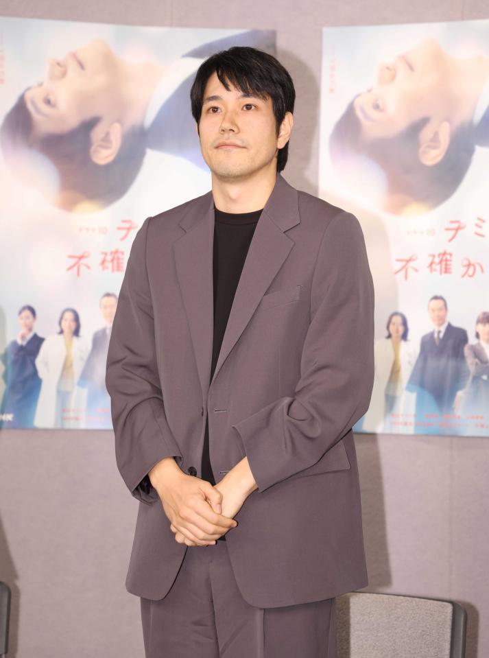 「テミスの不確かな法廷」の取材会に出席する松山ケンイチ＝２５年１２月